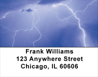 Electrical Storm Address Labels | LBSCE-38