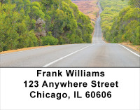 Taking The Long Road Address Labels | LBSCE-43