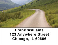 Taking The Long Road Address Labels | LBSCE-43