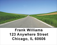 Taking The Long Road Address Labels | LBSCE-43