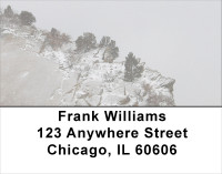Wintered Foothills Address Labels | LBSCE-49