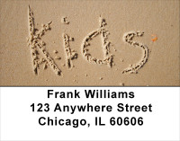 Messages In Sand Address Labels | LBSCE-57