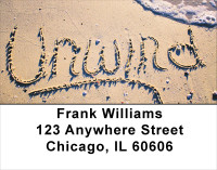 Relax And Unwind Address Labels | LBSCE-58