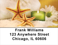 Seashells - Spa Time Address Labels | LBSCE-61