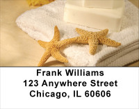 Seashells - Spa Time Address Labels | LBSCE-61