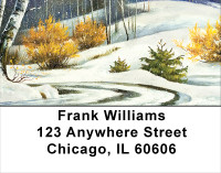 Aspen In Winter Address Labels | LBSCE-65