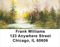 Winter Sunrise Address Labels | LBSCE-68