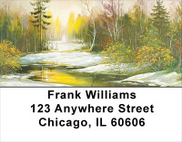 Winter Sunrise Address Labels | LBSCE-68