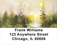 Winter Sunrise Address Labels | LBSCE-68