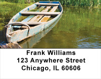 Vintage Fishing Boats Address Labels | LBSCE-74