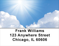 Sun Rays Address Labels | LBSCE-78