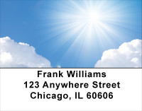 Sun Rays Address Labels | LBSCE-78