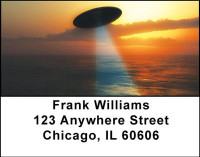 Alien Abduction Address Labels | LBSPA-05