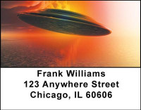 Alien Abduction Address Labels | LBSPA-05