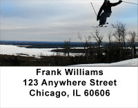 Skiing Address Labels | LBSPO-24