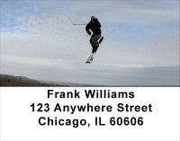 Skiing Address Labels | LBSPO-24