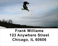 Skiing Address Labels | LBSPO-24