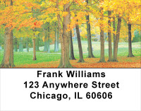 Golf Courses In Autumn Address Labels | LBSPO-41