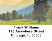 Golf Courses In Autumn Address Labels | LBSPO-41