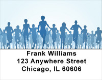 Marathon Runners Address Labels | LBSPO-47