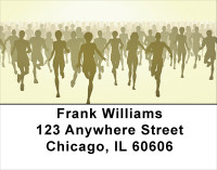 Marathon Runners Address Labels | LBSPO-47