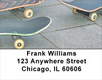 Skateboards Address Labels | LBSPO-48