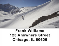 Winter On The Board Address Labels | LBSPO-58