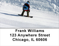 Winter On The Board Address Labels | LBSPO-58