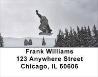 Winter On The Board Address Labels | LBSPO-58