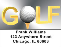 G-O-L-F Address Labels | LBSPO-68
