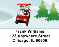 Santa's Slackin' Address Labels | LBSPO-72
