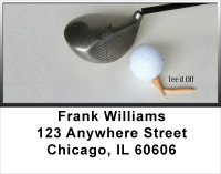 Tee'd Off Address Labels | LBSPO-73