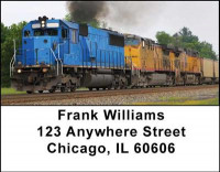 Diesel Trains Address Labels | LBTRA-08