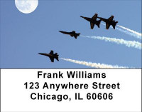 Navy Stunt Planes Address Labels | LBTRA-30
