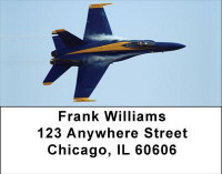 Navy Stunt Planes Address Labels | LBTRA-30