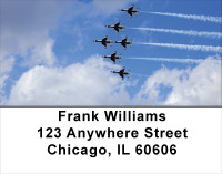 Thunderbirds Address Labels | LBTRA-35
