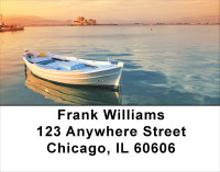 Vintage Boats From Around The World Address Labels | LBTRA-41
