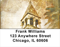 Old World Architecture Address Labels