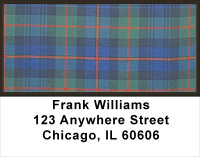 Plaids And Medallion Address Labels | LBTVL-09