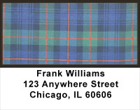 Plaids And Medallion Address Labels | LBTVL-09