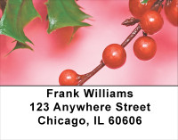 Holly On Pastels Address Labels | LBXMS-02