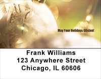 May Your Holidays Glisten Address Labels | LBXMS-54