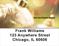 May Your Holidays Glisten Address Labels | LBXMS-54