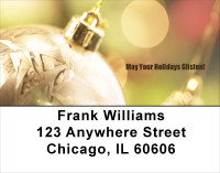 May Your Holidays Glisten Address Labels | LBXMS-54