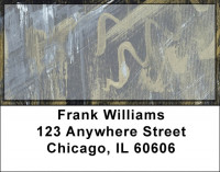 Abstractions In Grunge Address Labels | LBZABS-46
