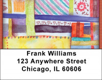 Quilt Inspired Americana Art Address Labels | LBZABS-48