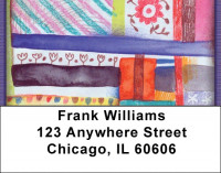Quilt Inspired Americana Art Address Labels | LBZABS-48