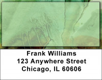 Green Acrylics Address Labels | LBZABS-50