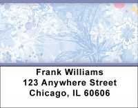 Frosty Winter Ice Address Labels