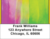 Pastel Brushstrokes Address Labels | LBZABS-53